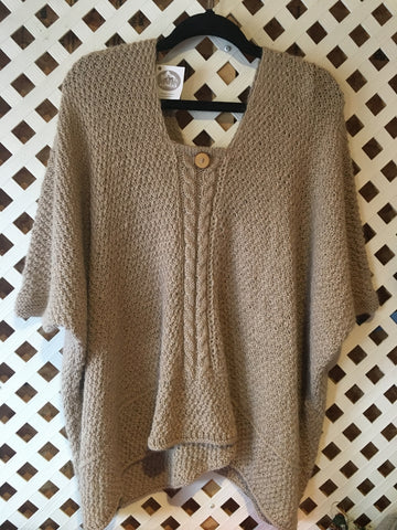 Puncho Style Sweater