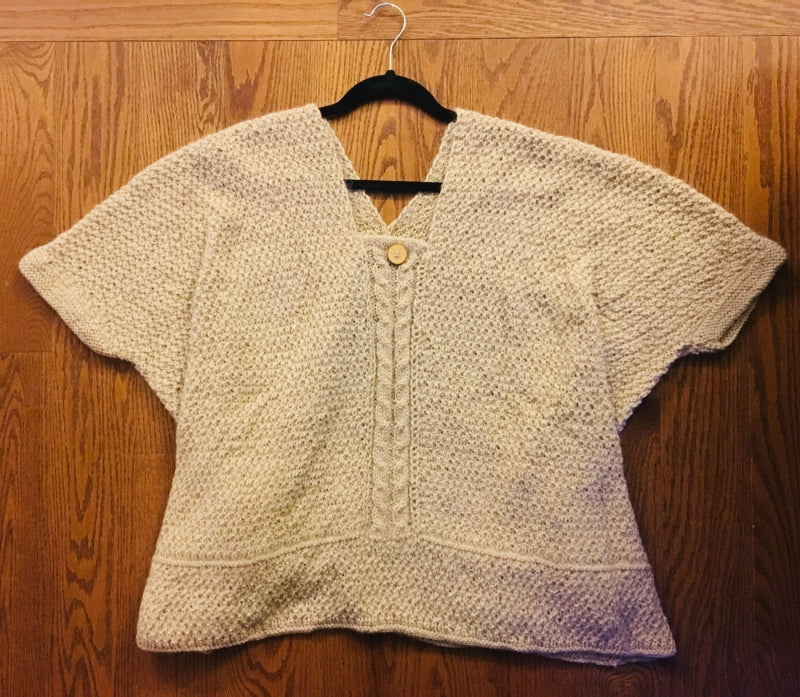 Puncho Style Sweater